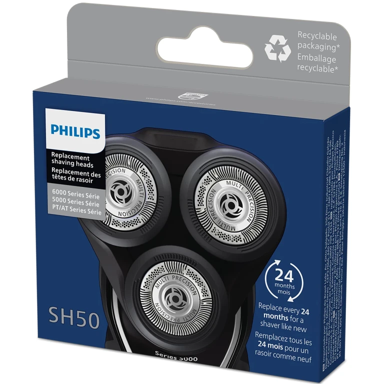Philips SH50 scheerhoofden voor 5000-series scheerapparaten, set van 3