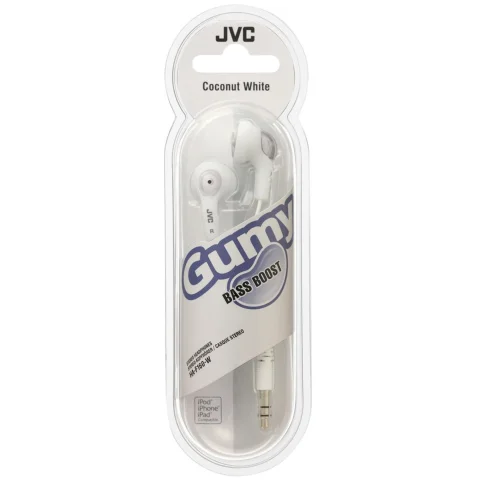 Jvc hoofdtelefoon in-ear wit voor iPhone HA-F160 - HA-F160-W-E