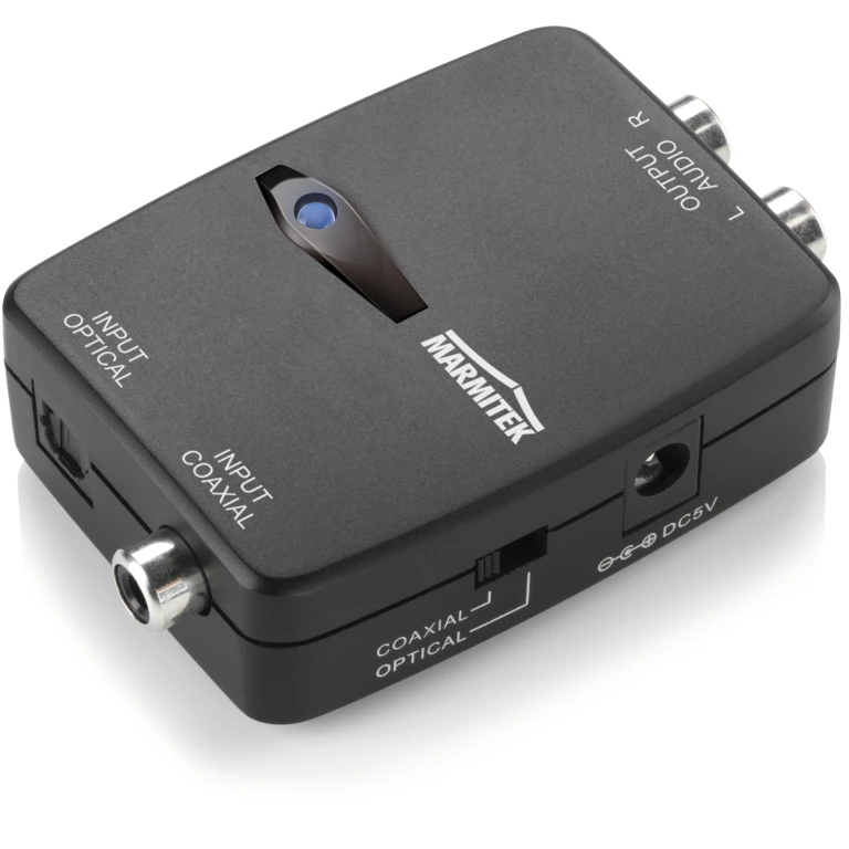 Marmitek Connect DA21 Audio Converter Toslink/Coaxiaal naar Stereo - 08127