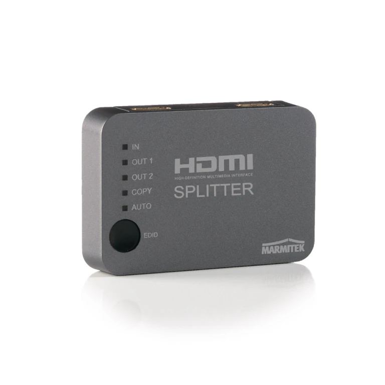 Marmitek HDMI Splitter 4K UHD 1 Input naar 2 Output - 1 stuk