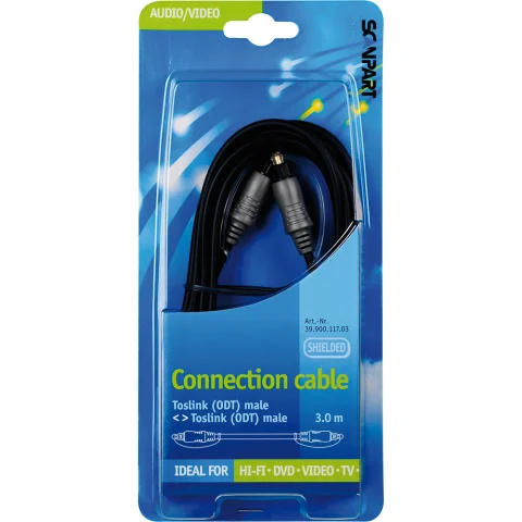 Scanpart aansluitkabel Toslink(M)-(M) 3,0m