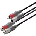 Scanpart verlengkabel 2tulp(M)-(F) 2,5m