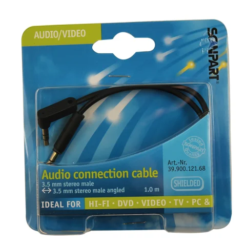 Scanpart aansluitkabel 3.5 S(M)-(M) 1,0m haaks