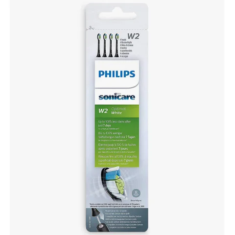 Philips Sonicare W2 Optimal White zwarte opzetborstels HX6064 - HX6064/11