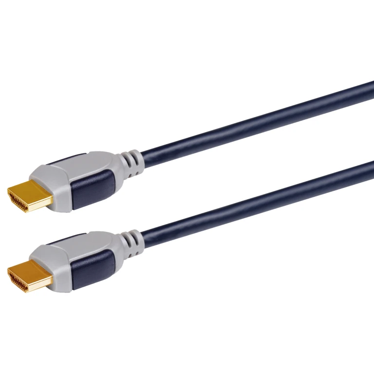 Scanpart HDMI-kabel High Speed Ethernet 1.4b 1,0m Zwart-Zilver