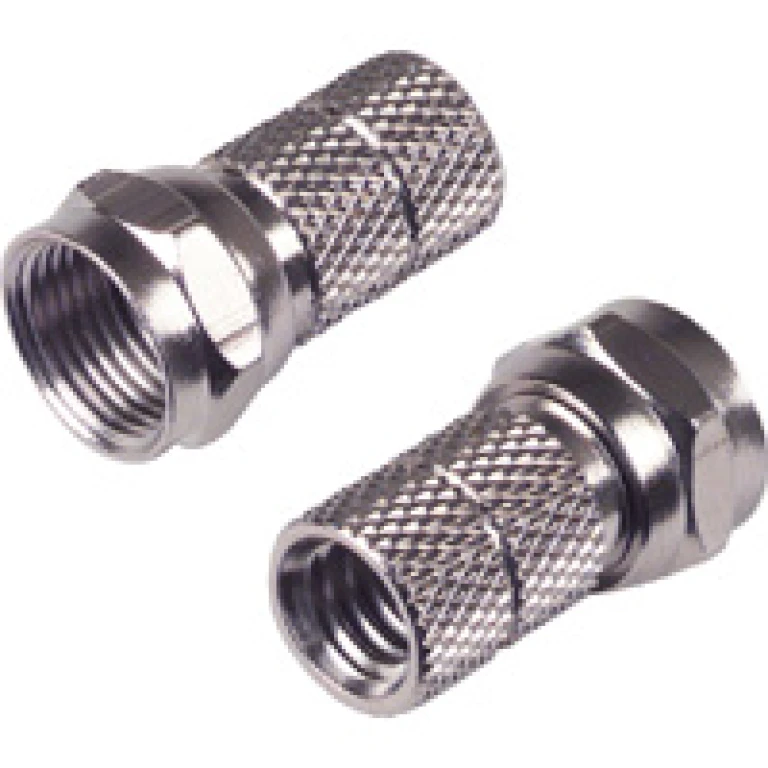 Scanpart F-connectors 6.4mm (M) - set van 2 stuks