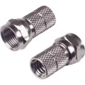 Scanpart F-connector 6.4mm(M) 2 stuks