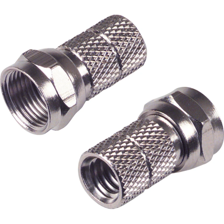 Scanpart F-connectors 7.5mm Schroefbaar - set van 2 stuks