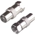 Scanpart antenne adapter F-connector(M)-9.5mm(M)