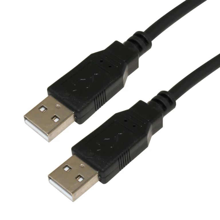 Scanpart Oplaadkabel USB-A naar USB-A Zwart 1,5m