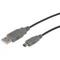 Scanpart USB kabel 2.0 A(M)-B mini(M) 1,5m