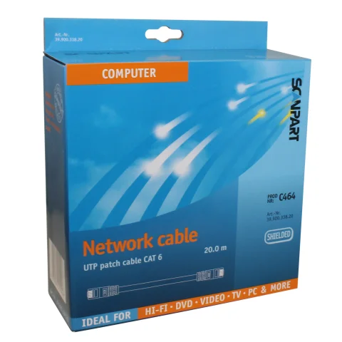 Scanpart netwerkkabel (UTP) CAT6 20,0m