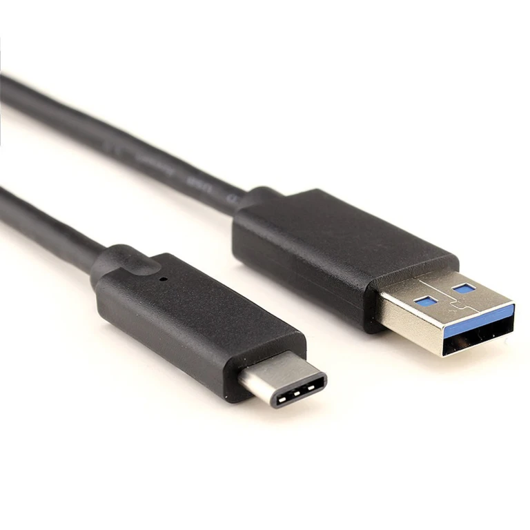 Scanpart USB-laad- en datakabel USB-A(M) - USB-C(M) 1m - Zwart