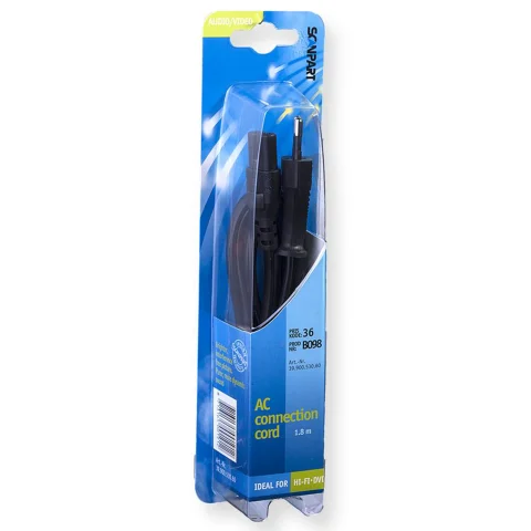 Scanpart cassetterecordersnoer 1,8m