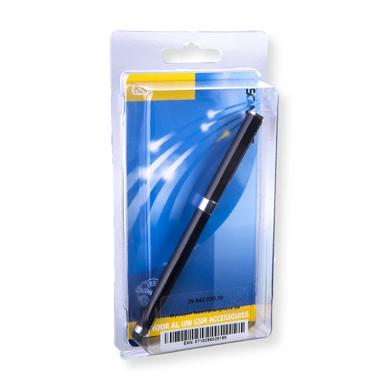 Scanpart Styluspen met Balpen voor Touchscreens - Zwart - 1 stuk