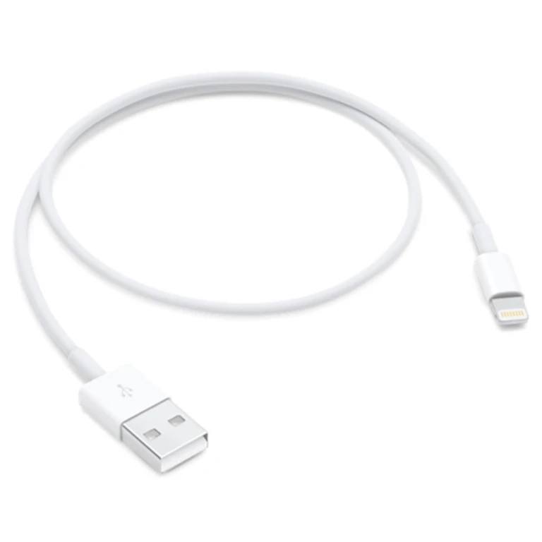 Apple Telefonie Oplaadkabel Wit 0,5m