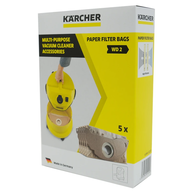 Karcher Stofzuigerzakken Papier A2054ME - 5 stuks