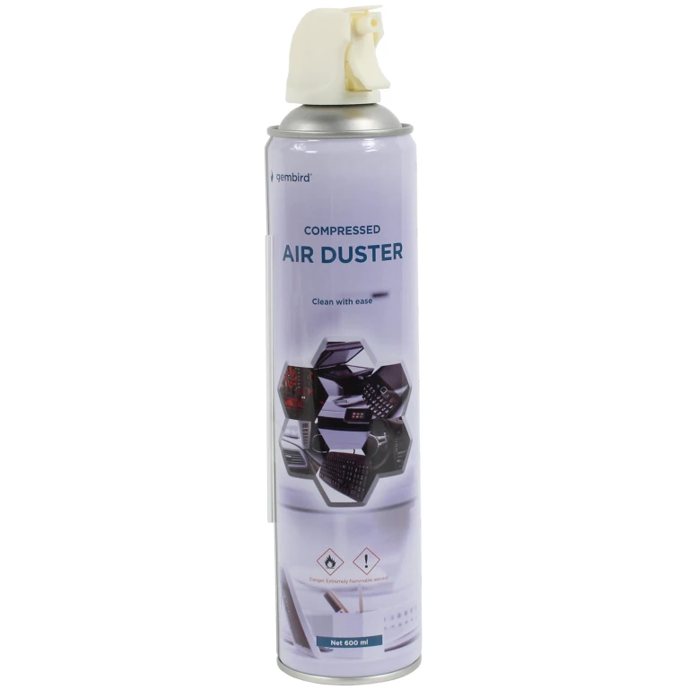 Gembird Perslucht Spray 600ml - 1 stuk